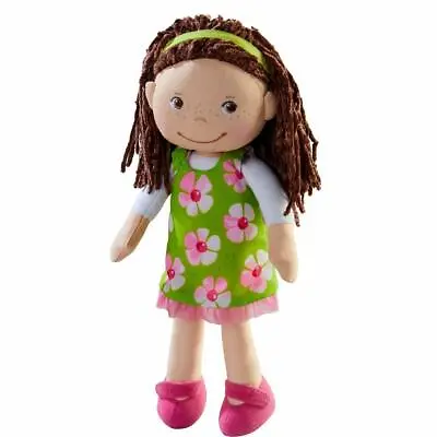 HABA Coco 12  Soft Doll With Brown Hair Embroidered Face • $29.99
