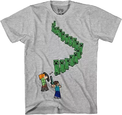 Minecraft Boy's Creeper Walk Kids T-Shirt Tee • $14.99