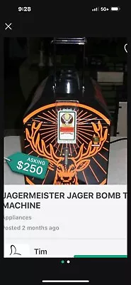 Jagermeister Tap Machine Model J99 Three 3 Bottle Shot Dispenser Chiller • $150