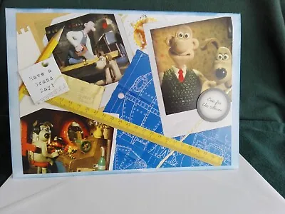 Hand Made A5/C5 Card. Featuring Wallace And Gromit A Grand Day Out • £3