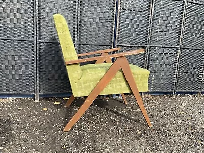 Vintage Mid Century Danish Style Lounge Armchair Easy Chair Project • £125