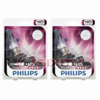 2 Pc Philips High Beam Headlight Bulbs For Saab 9-2X 9-5 9-7x 9000 1993-2011 Ac • $30.79