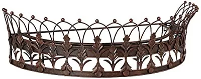  Elegant Metal Curtain Crown Rust  • $85.29