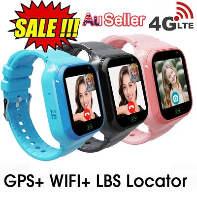 $17 • Buy Kids Tracker Smart Watch 4G WiFi GPS LBS Tracker SOS Emergency Call Video Fast X