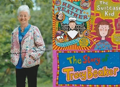 Jacqueline Wilson Hand Signed 7x5 Inch The Story Of Tracy Beaker Photo • £11