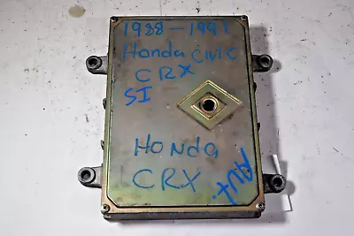 1988-1991 Honda Crx Si A.t. Engine Computer 37820-pm6-a09 • $150