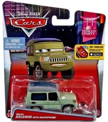 Disney Cars 1/55 Scale Miles Axlerod With Microphone Tokyo Party • $39.99