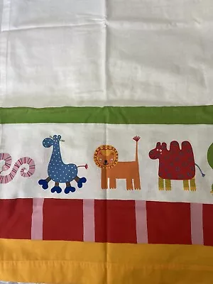 IKEA Cotton Curtains -Pair Children’s Nursery Baby Tab Top. Bright Colourful • £4.99