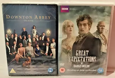 Downton Abbey & Great Expectations NEW & SEALED DVD Bundle Period Costume Drama • £9.98