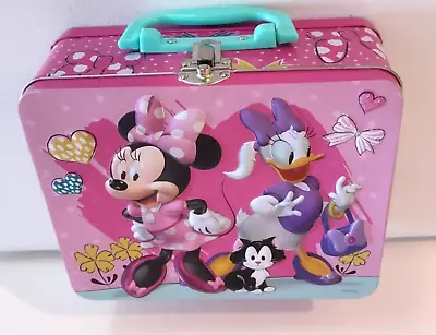 Minnie Mouse & Daisy Duck Metal Lunch Box 6 1/4  X 7 3/4  • $5.90