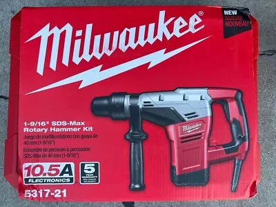 Milwaukee 1-9/16 Inch SDS Max Rotary Hammer 5317-21 - BRAND NEW • $385