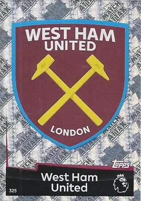 Match Attax 18-19 Trading Card No 325 Club Badge West Ham United • £1.29