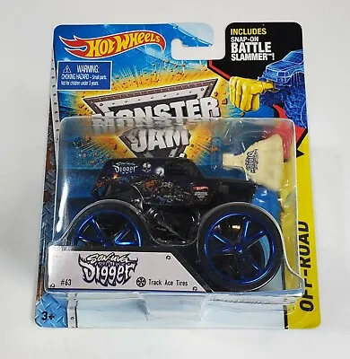 Son-uva Digger Hot Wheels Monster Jam Truck Track Ace Tires Mosc *dmg Pkg* 2015 • $39.95