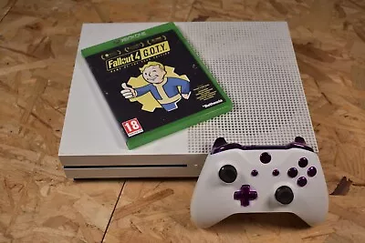 Microsoft Xbox One S 1TB White Console With Fallout 4 - Fully Working • £104.99