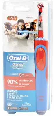 $25 • Buy Oral-B Stages Power D12513K Disney Star Wars Kids Electric Toothbrush