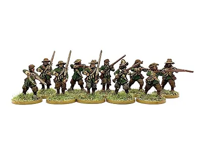 ENGLISH CIVIL WAR MUSKETEERS 10 28mm Painted HISTORICAL PIKE & SHOTTE Wargames • £45