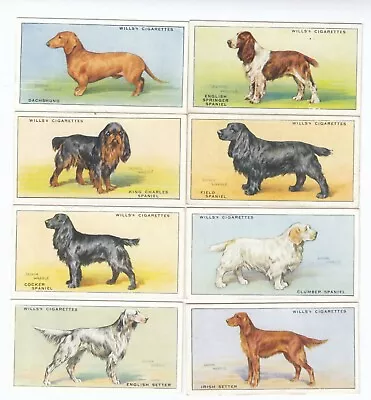 Eight 1937 Arthur Wardle Dog Paintings Cards DACHSHUND Cocker Spaniel +++ • $4.99