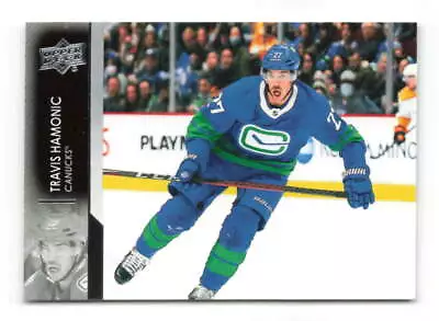 2021 Upper Deck Travis Hamonic  #424   Vancouver Canucks Hockey Card • $1.50