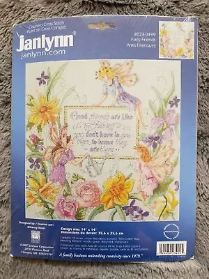 Janlynn Fairy Friends Cross Stitch Kit New • £15