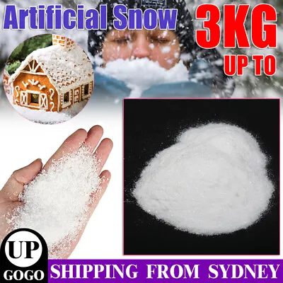 UP TO 3KG Instant Artificial Snow Powder Magic Snow Christmas Decoration Xmas AU • $9.45