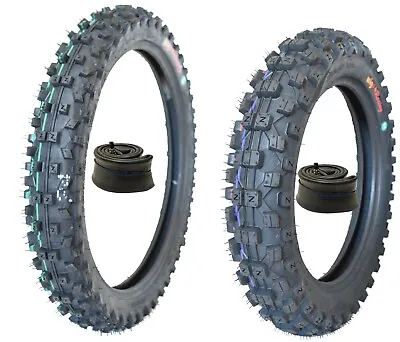 WIG Racing 90/100-16 And 70/100-19 Tire With Heavy Duty 2.5mm Inner Tubes • $93.99