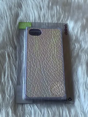 Claire’s Accessories IPhone 6 /7 / 8  Case Cover NEW Square Leather Effect • £6.99