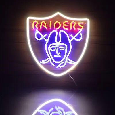 $159.13 • Buy 20 X19.7  Las Vegas Raiders Flex LED Neon Sign Light Party Wall Décor M27