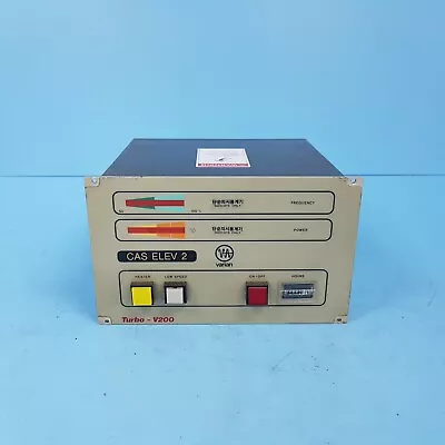 419-0501// Varian Trubo-v200 969-9522 Trubo Pump Controller [used] • $300