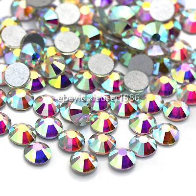 1440pcs Glass Rhinestones Flatback Crystal Gems For Nail Art Makeup Craft Decor • $3.29