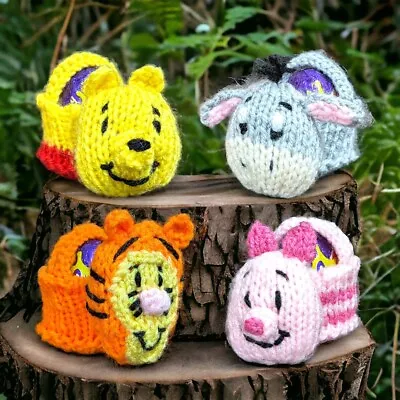 KNITTING PATTERN - Easter Winnie The Pooh Basket Fits Creme Egg - Tigger Piglet • £3.25