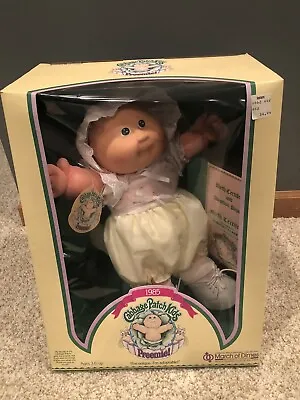 Cabbage Patch Kid Doll Preemie Vintage 1985 March Of Dimes New In Box • $50