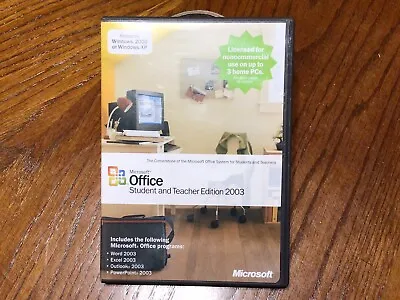 Microsoft Office Student And Teacher Edition 2003 Complete With Key • $8.75