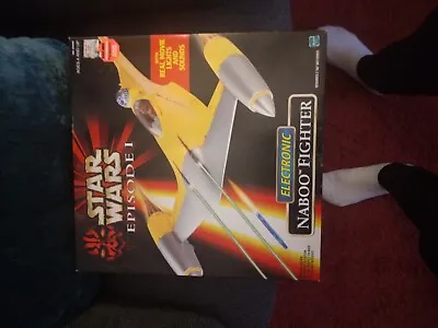 Hasbro Star Wars Episode 1 Electronic Naboo Fighter • $30