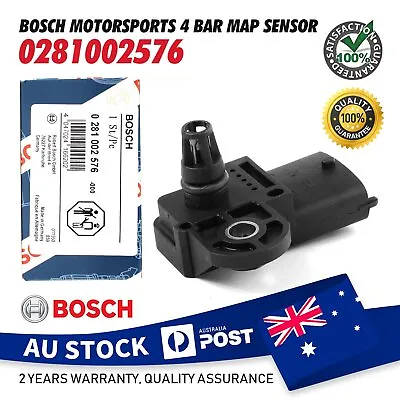 Bosch 0281002576 Motorsports 4 Bar Map Sensor For Turbo Custom Boost Original Au • $68.99
