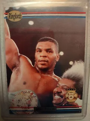 1991 Players International Mike Tyson Ringlords Sample • $29.99