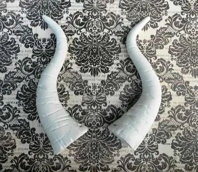 Maleficent Horns Dragon Maleficent Headpiece Bull Horns White Headband Demon  • $20.77