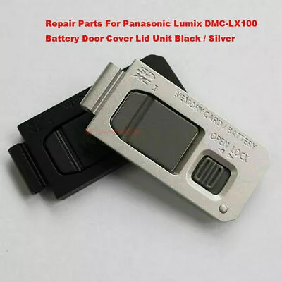 Repair Parts For Panasonic Lumix DMC-LX100 Battery Door Cover Lid Black / Silver • £8.98