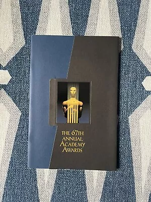 Vintage The 67th Oscars 1995 Academy Awards Program Forest Gump-Nice Condition • $20