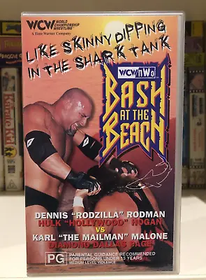 Wcw Bash At The Beach - Hulk Hogan - 1998 Vhs • $49.95