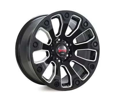 To Suit VW AMAROK 2022 TO CURRENT WHEELS PACKAGE: 18x9.0 Simmons MAX X09 BKWA... • $2680