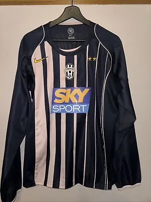 Juventus Away Shirt 2004/05 IBRAHIMOVIC #9 Size M Long Sleeve • £85