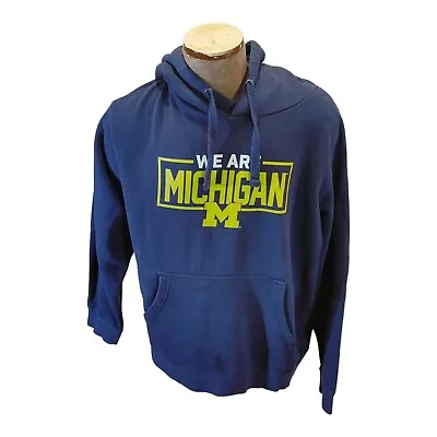 Michigan Wolverines Sweatshirt Hoodie Mens XL Pullover Blue We Are Michigan • $29.93