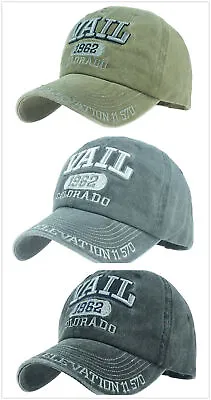 £4.99 • Buy NEW Vail 1962 Embroidery Style Racing Cotton Motorcycle Baseball Cap