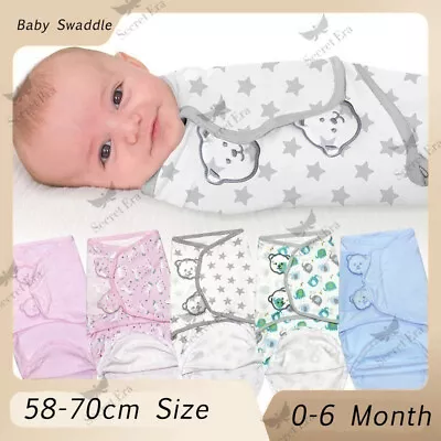 1pcs Baby Toddler Swaddle Blanket Wrap Newborn 0-6 Months Breathable Sleep Sack • £7.79