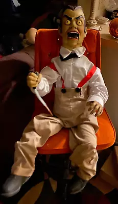 Halloween Prop KILLER PUPPET VENTRILOQUIST DOLL. 39  Tall. Poseable. CREEPY!!! • $130