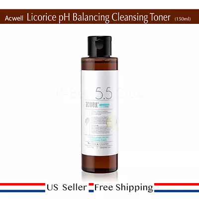 Acwell 5.5 Licorice PH Balancing Cleansing Toner 150ml [ US Seller ] • £110.35