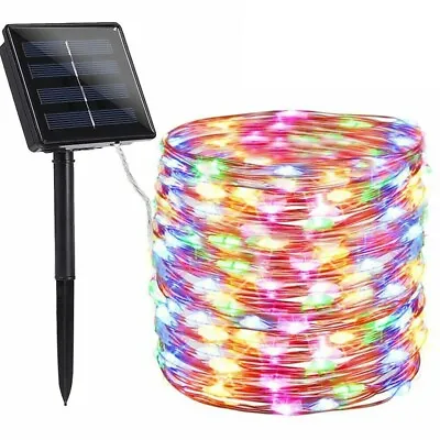 100/200 LED Solar Fairy String Light Copper Wire Outdoor Waterproof Garden Decor • $7.15