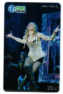 £1.75 • Buy China: Phone Card - Madonna Louise - Sexy Girl - US Singer/202