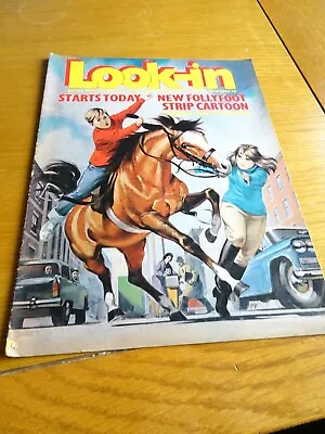 Look-in TV Magazine Nov 27th 1971 Follyfoot Cover + Poster Carol Hawkins • £15