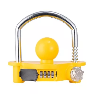 $59 • Buy Trailer Parts Coupling Lock Combination Universal Hitch Tow Ball  Caravan